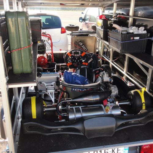 Remorque double Karting Eq4