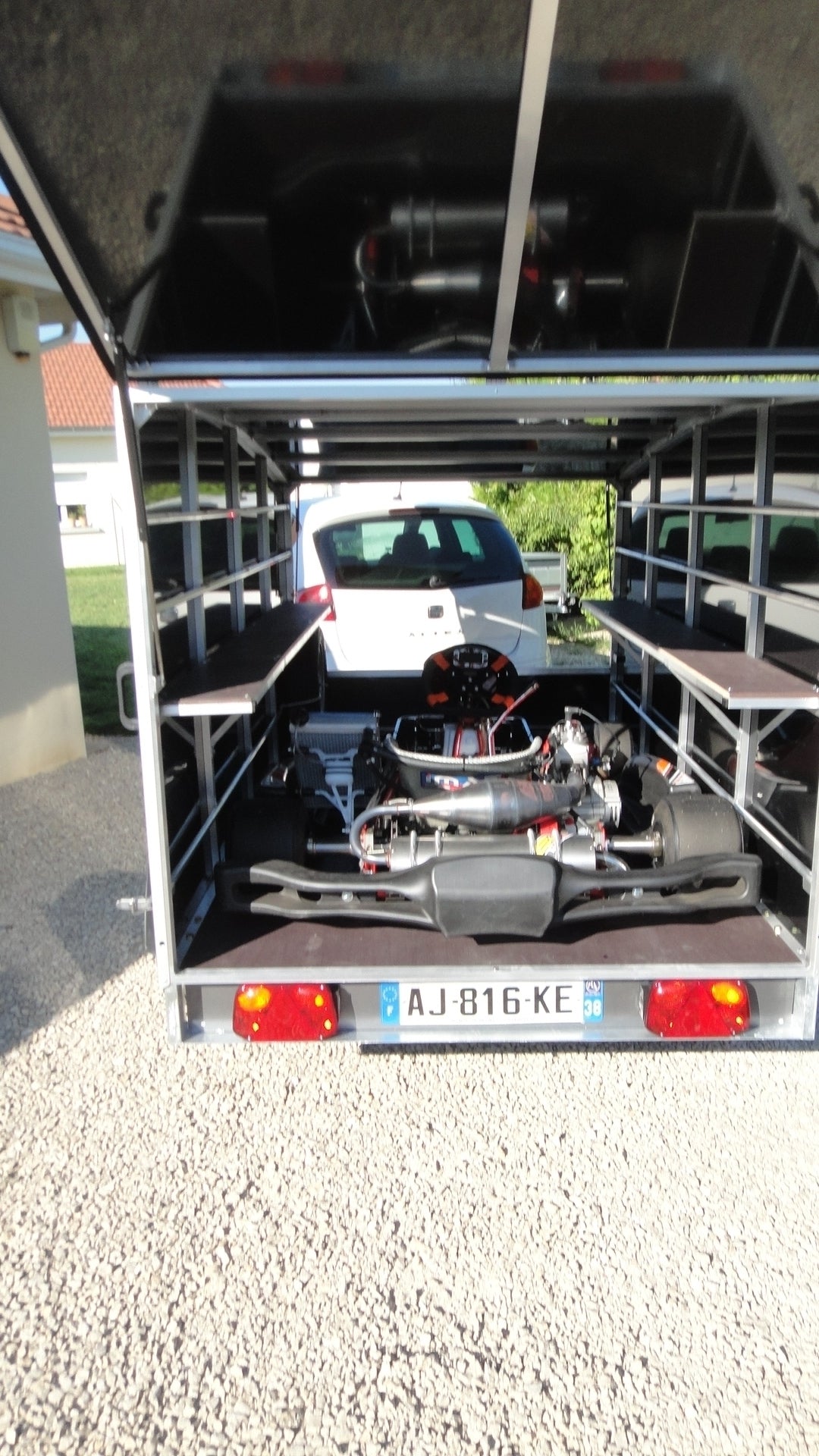 Remorque double Karting Eq4